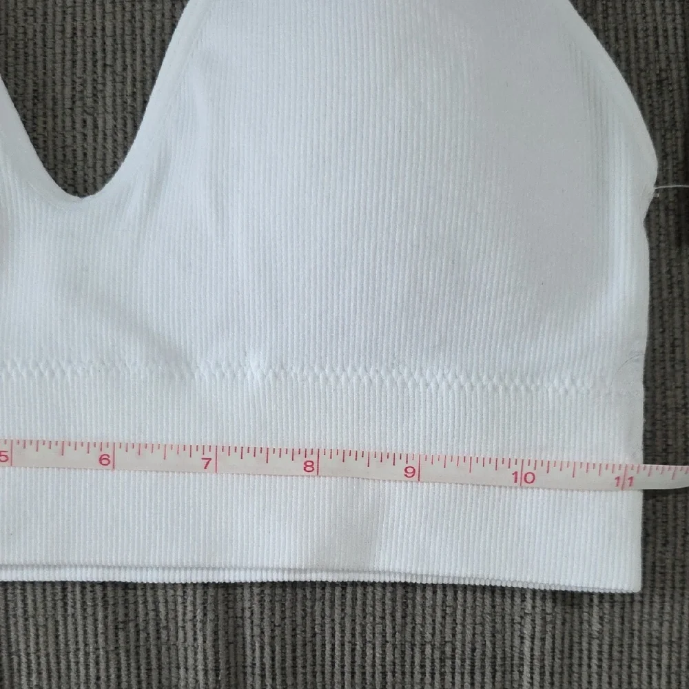 Aeropostale White Bralette With Spaghetti Straps, Seamless, Size Med, NWT - Picture 15 of 15